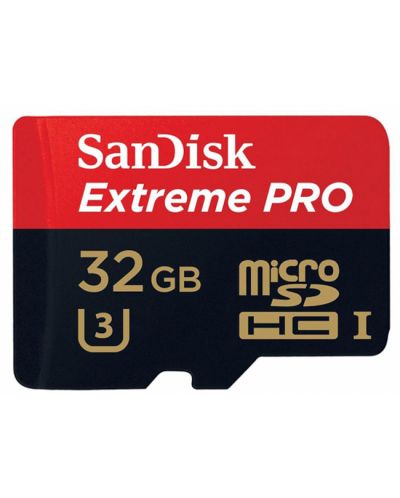 Карта памет SanDisk - Extreme Pro, 32GB, microSDHC + адаптер + Rescue Pro Deluxe 100MB - 2