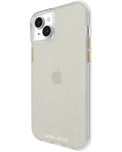 Калъф Case-Mate - Sheer Crystal MagSafe, iPhone 15 Plus, сребрист - 3