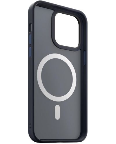 Калъф Next One - Midnight Mist Shield MagSafe, iPhone 15 Pro, тъмносин - 5