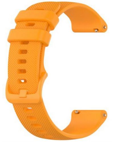 Каишка Techsuit - W006, Galaxy Watch/Huawei Watch, 20 mm, оранжева - 1