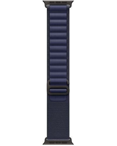 Каишка Apple - Alpine Loop S Black Titanium, Apple Watch, 49 mm, Navy - 2