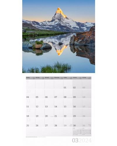 Календар Ackermann - Алпите, 2024 - 3