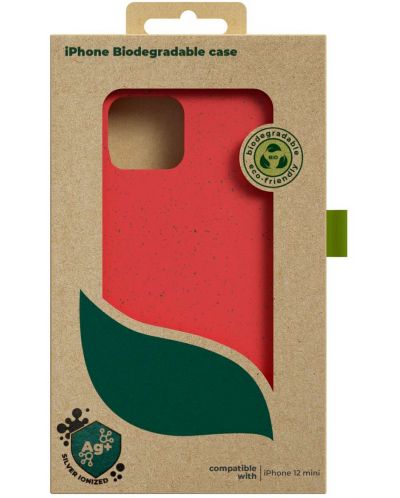 Калъф Next One - Eco Friendly, iPhone 12 mini, червен - 5