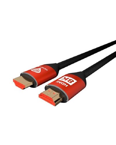 Кабел Genesis - HDMI PS5/PS4, 3m, черен/червен - 1