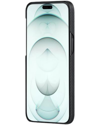Калъф Pitaka - Fusion MagEZ 4 1500D, iPhone 15 Pro Max, Grey Twill - 3