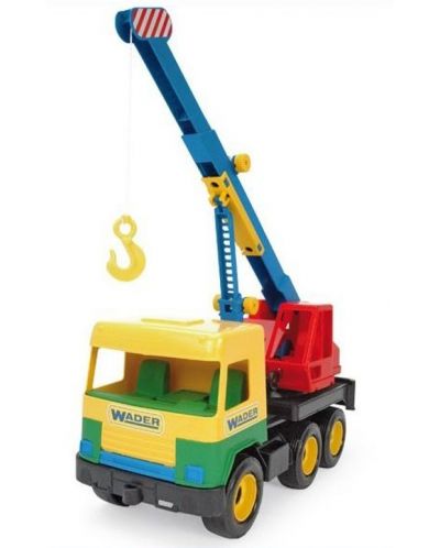 Детска играчка Wader - Камион, с кран - 1