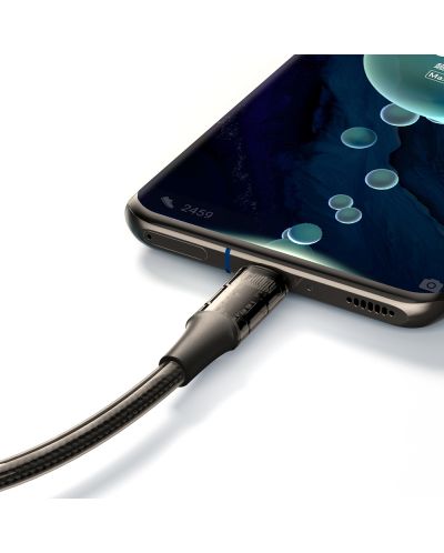 Кабел Xmart - Amber, USB-C/USB-C, 1.2 m, черен - 3