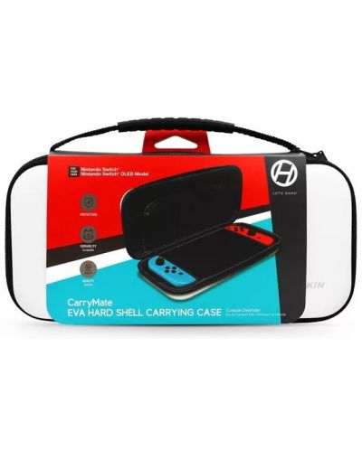 Калъф Hyperkin - CarryMate EVA Hard Shell Carrying Case, бял (Nintendo Switch/Lite/OLED) - 2