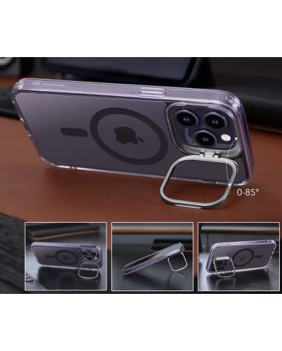 Калъф ESR - Classic Kickstand HaloLock, iPhone 14 Pro Max, прозрачен/лилав - 2
