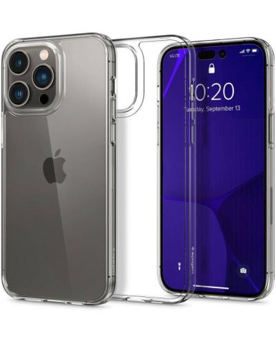 Калъф Spigen - Air Skin Hybrid, iPhone 14 Pro Max, прозрачен - 2