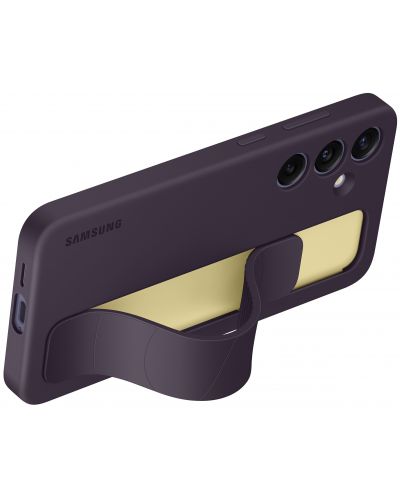 Калъф Samsung - Standing Grip Cover, Galaxy S24 Plus, тъмнолилав - 4