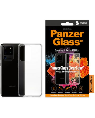 Калъф PanzerGlass - ClearCase, Galaxy S20 Ultra, прозрачен - 3
