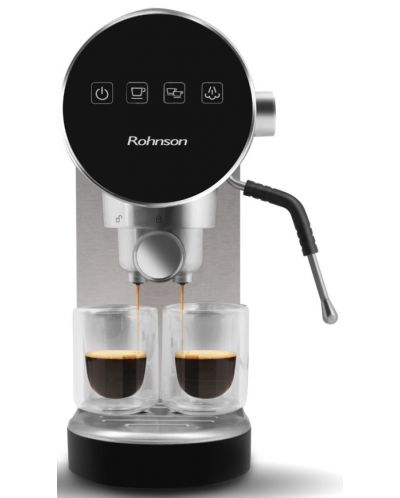 Кафемашина Rohnson - R-9050, 20 bar, 0.9 l, черна/сива - 4