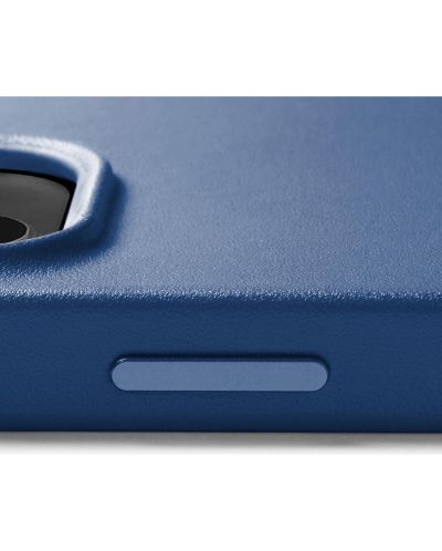Калъф Mujjo - Full Leather MagSafe, iPhone 14 Pro, Monaco Blue - 6
