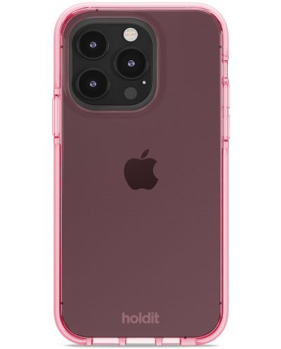 Калъф Holdit - SeeThru, iPhone 14 Pro, розов - 4