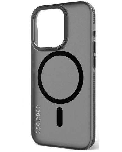 Калъф Decoded - Recycled Plastic Grip, iPhone 15 Pro, черен - 2