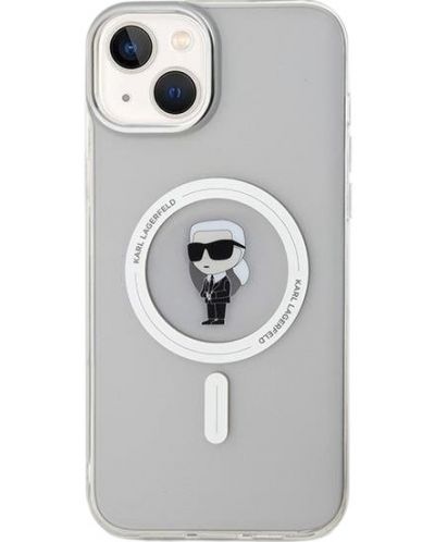 Калъф Karl Lagerfeld - IML Ikonik, iPhone 15 Plus, прозрачен - 1