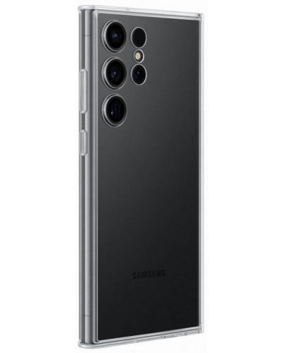 Калъф Samsung - Frame, Galaxy S23 Ultra, черен/прозрачен - 5