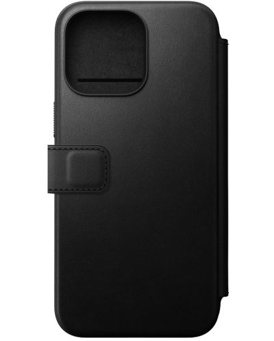 Калъф Nomad - Modern Leather Folio, iPhone 15 Pro Max, черен - 3