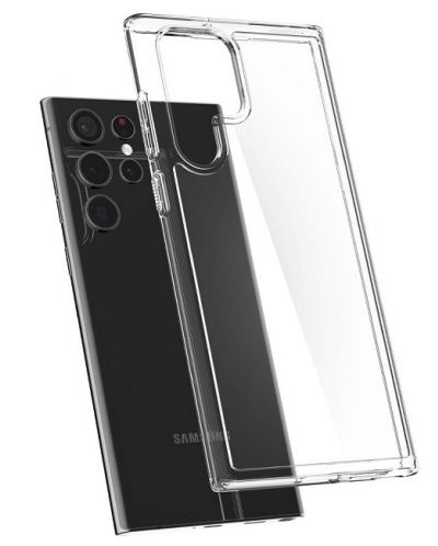 Калъф Spigen - Ultra Hybrid, Galaxy S22 Ultra, прозрачен - 3