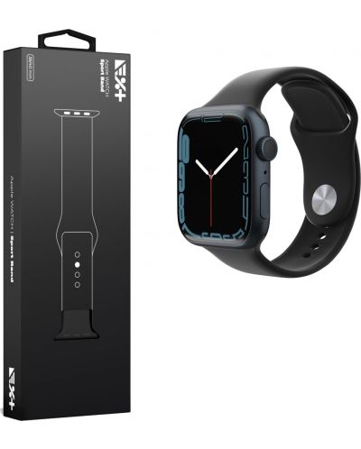 Каишка Next One - Sport Band Silicone, Apple Watch, 38/40 mm, черна - 4