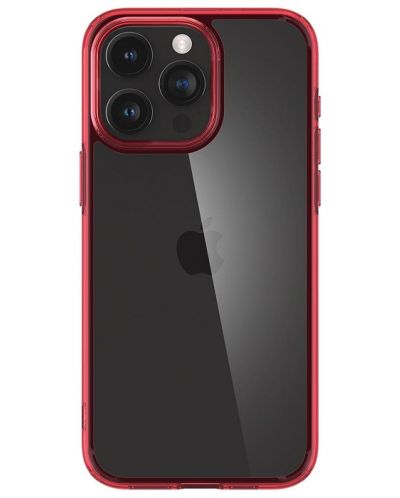 Калъф Spigen - Ultra Hybrid, iPhone 15 Pro, Deep Red - 8