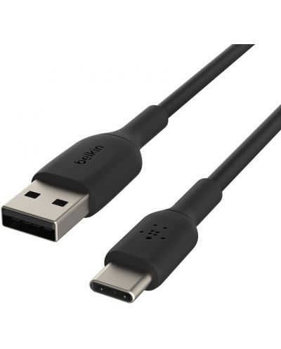 Кабел Belkin - CAB001bt0MBK, USB-A/USB-C, 0.15 m, черен - 2