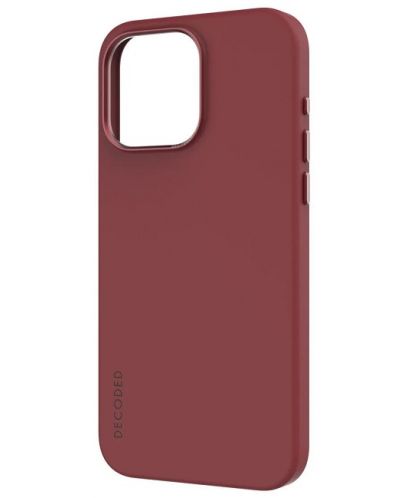 Калъф Decoded - AntiMicrobial Silicone, iPhone 15 Pro Max, червен - 3