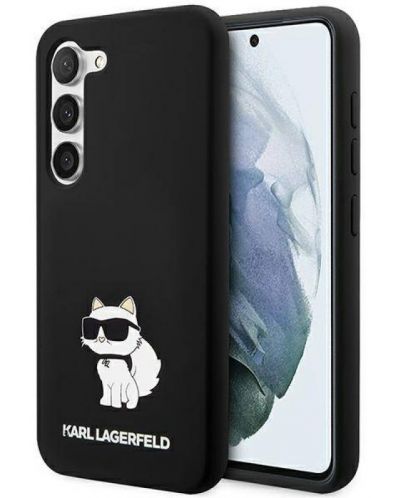 Калъф Karl Lagerfeld - Choupette NFT, Galaxy S23, черен - 2