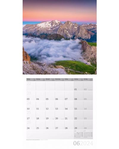 Календар Ackermann - Алпите, 2024 - 6