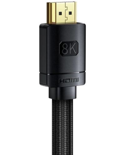 Кабел Baseus High Definition Series HDMI 8K to HDMI 8K Adapter Cable 2m Black - 3