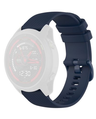 Каишка Techsuit - W006, Galaxy Watch/Huawei Watch, 20 mm, синя - 3