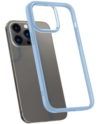 Калъф Spigen - Crystal Hybrid, iPhone 14 Pro, Sierra blue - 2