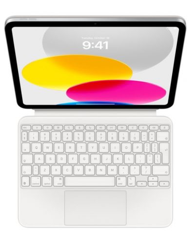 Калъф с клавиатура Apple - Magic Keyboard Folio, iPad 10th gen, бял - 4