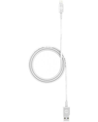 Кабел mophie- 409903213, USB-A/Lightning, 1 m, бял - 1