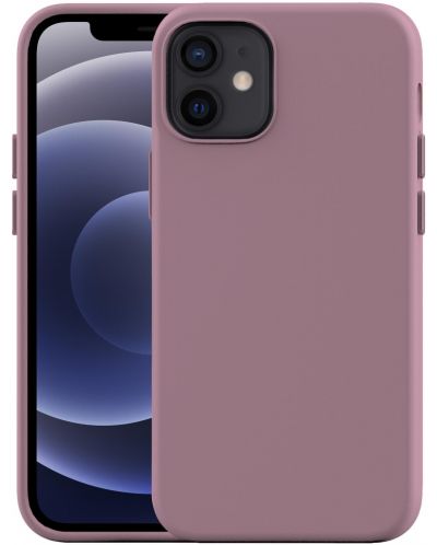 Калъф Next One - Silicon, iPhone 12 mini, розов - 1