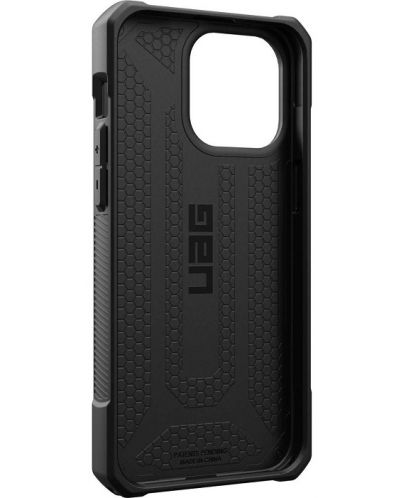 Калъф UAG - Monarch Kevlar, iPhone 15 Pro Max, черен - 2