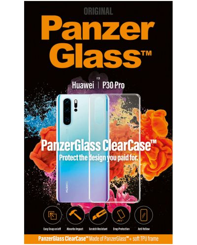 Калъф PanzerGlass - ClearCase, Huawei P30 Pro, прозрачен - 2
