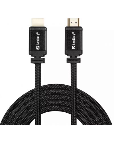 Кабел Sandberg - HDMI/HDMI, 2m, черен - 1