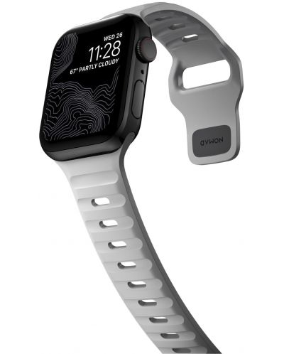 Каишка Nomad - Sport, Apple Watch 1-8/SE, S/M, сива - 4