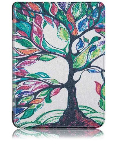 Калъф Garv - Slim, за Kindle Paperwhite 2021, 2022, Colorful Tree - 1