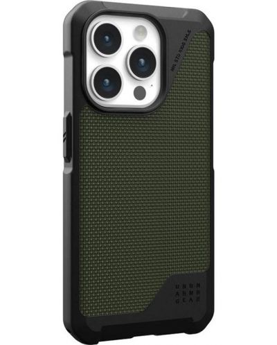 Калъф UAG - Metropolis LT Kevlar MagSafe, iPhone 15 Pro Max, Olive - 5