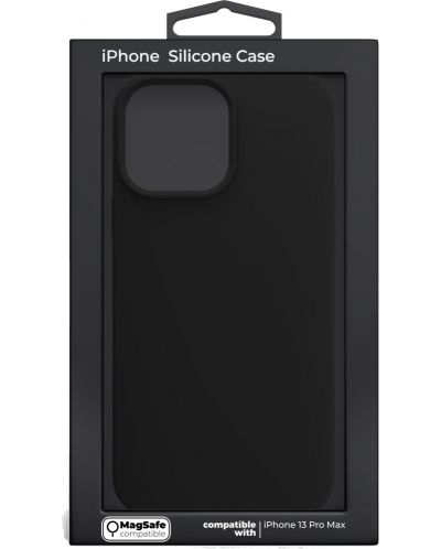 Калъф Next One - Silicon MagSafe, iPhone 13 Pro Max, черен - 9