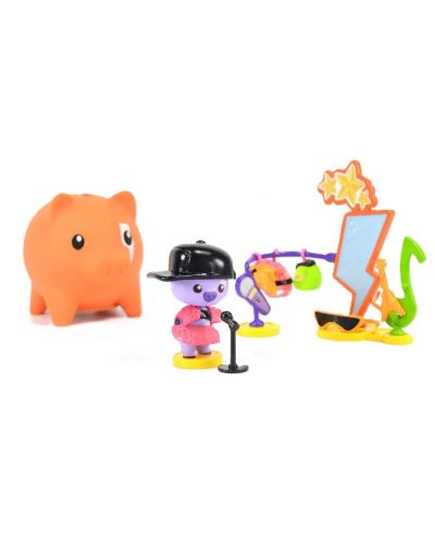 Касичка прасенце Boti Pocket Money Piggies - Оранжева, с аксесоари - 7