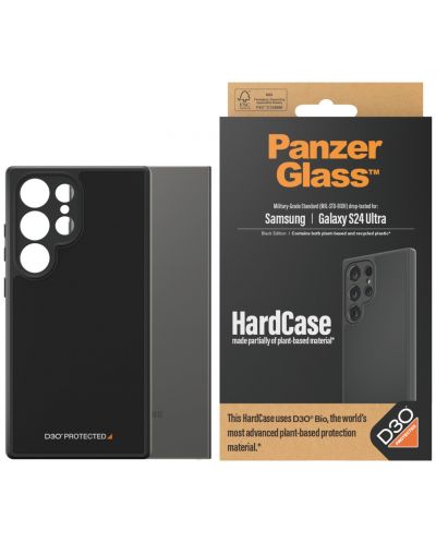 Калъф PanzerGlass - Hardcase D3O, Galaxy S24 Ultra, черен - 1