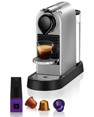 Кафемашина с капсули Nespresso - Citiz, D113-EUWHN2-S, 19 bar, 1 l, сива - 3