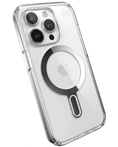 Калъф Speck - Presidio, iPhone 15 Pro, MagSafe ClickLock, прозрачен - 3