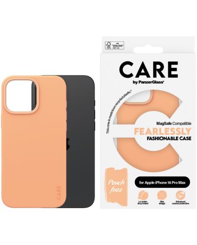 Калъф CARE - Fashionable MagSafe, iPhone 16 Pro Max, Peachy - 1