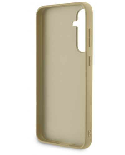 Калъф Guess - PU Fixed Glitter 4G Metal Logo, Galaxy S23 FE, златист - 6