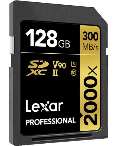 Карта памет Lexar - Professional, 2000x, 128GB, SDXC, UHS-II - 2